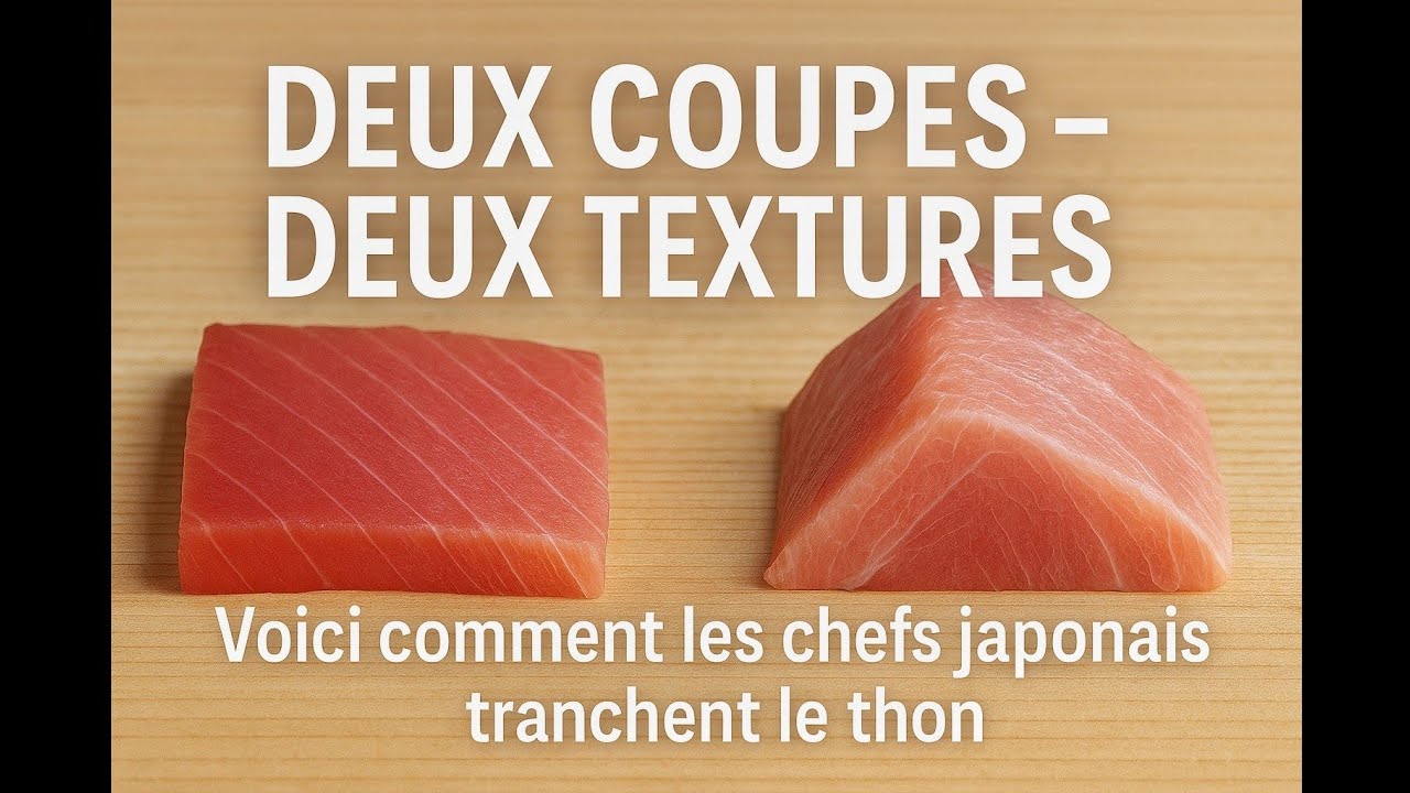 Comment couper le sashimi de thon｜Techniques japonaises Hira-zukuri et Sogi-giri