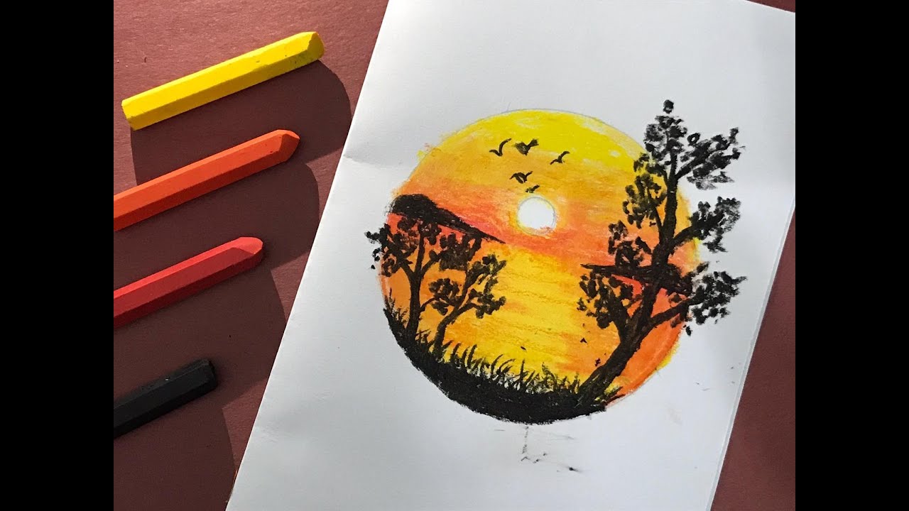 Görsel Sanatlar Dersi Etkinlikleri Pastel Boya İle Manzara Çiziyorum
