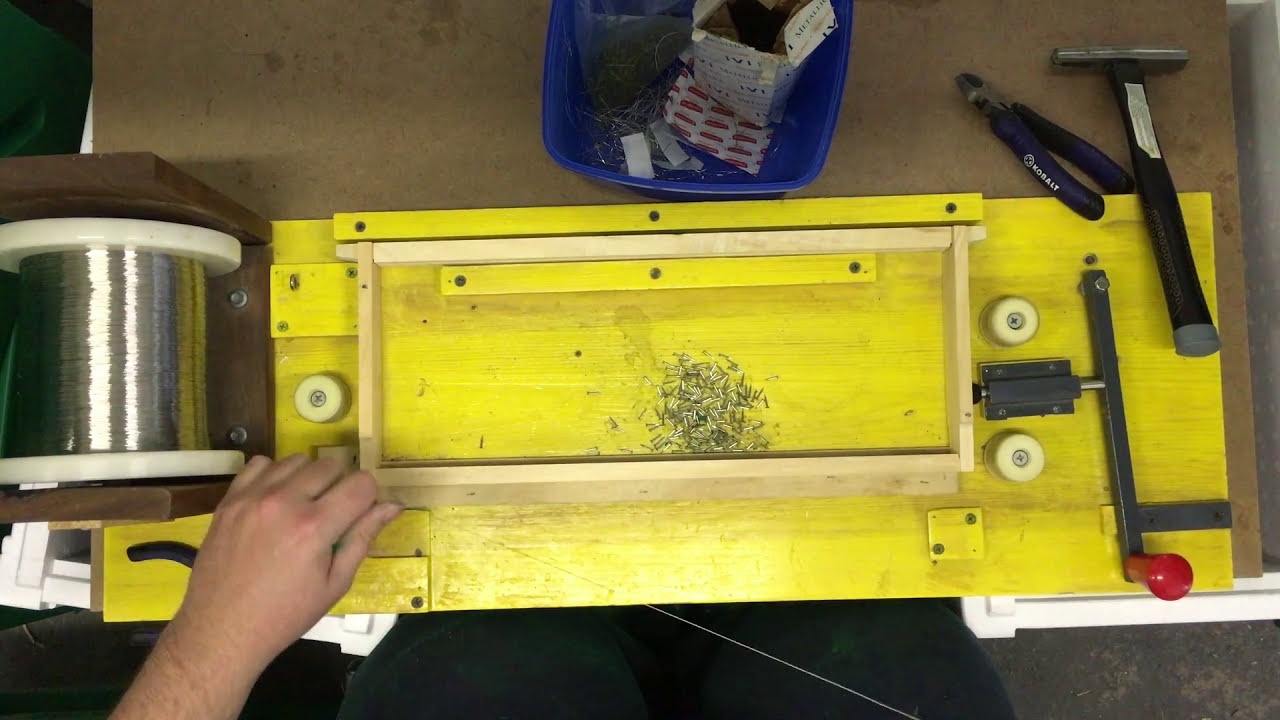 How to Wire Beehive Frames for longevity/strength