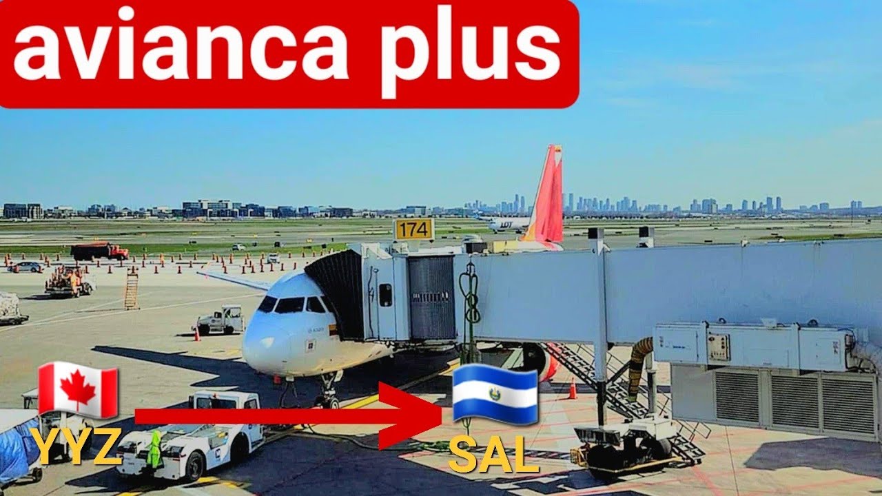 Avianca Plus A320 Trip report | Toronto(YYZ) - San Salvador (SAL) |4K|