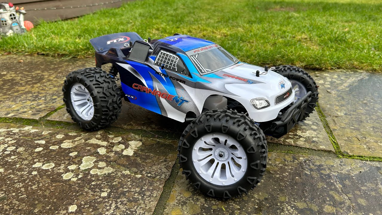 QUICK-RIP! FTX Carnage Nitro Moves! ⛽️🔥 #nitrorc #rccar #rcbasher 