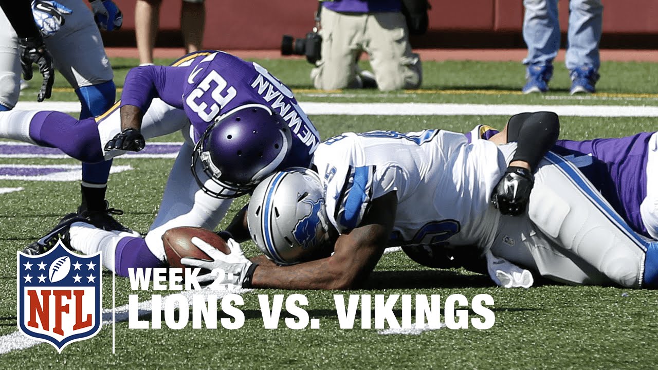 Matt Stafford Finds Eric Ebron for 12-Yard TD | Lions vs. Vikings | NFL