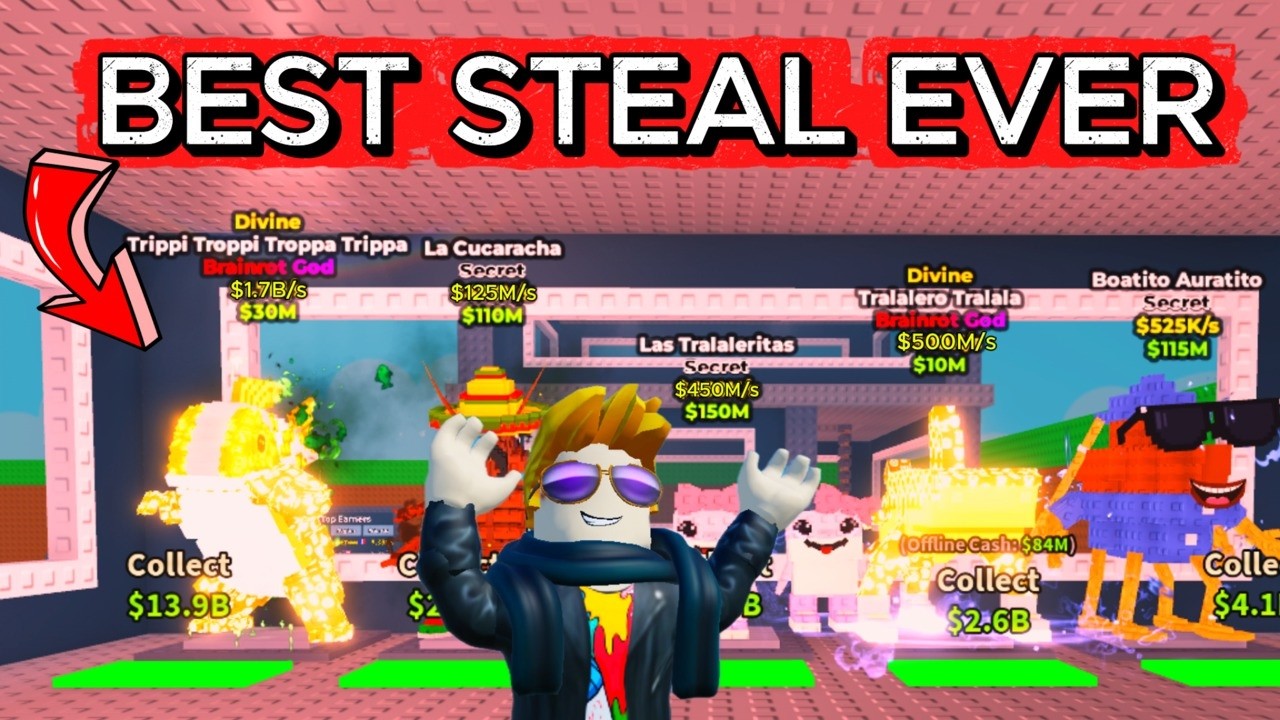 I STOLE THE BEST BRAINROT EVER in Steal a Brainrot… (INSANE)
