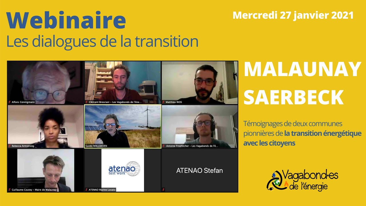 Webinaire - Les dialogues de la transition - Malaunay (France) et Saerbeck (Allemagne)