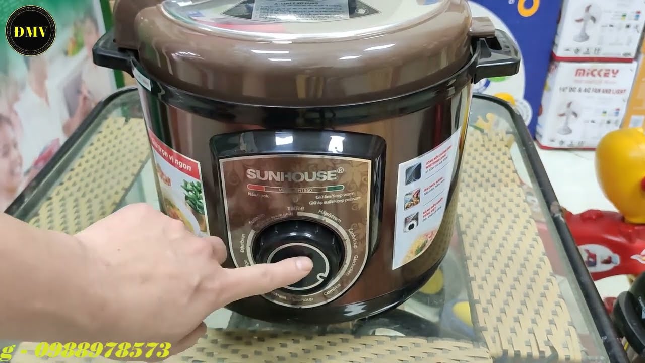 Hướng dẫn sử dụng nồi áp suất điện đa năng sunhouse