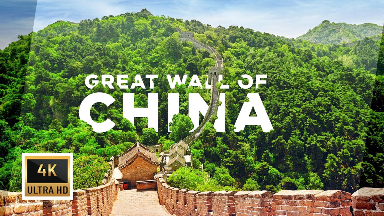 4k Great Wall of China | Scenic Relaxation | Drone Footage | Traditional Chinese Music