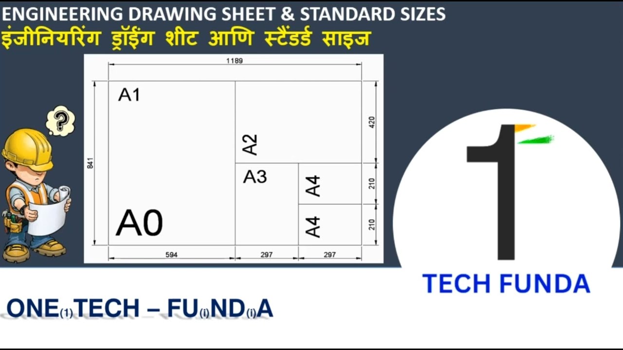 Engineering Drawing Sheet & Standard Sizes