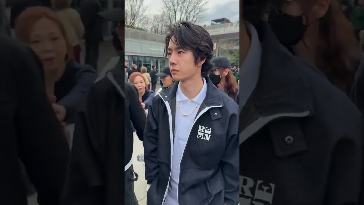 Wang Yibo x Lacoste 2025 Fall/Winter Paris Fashion Week show 💚 #vuongnhatbac #wangyibo #shorts