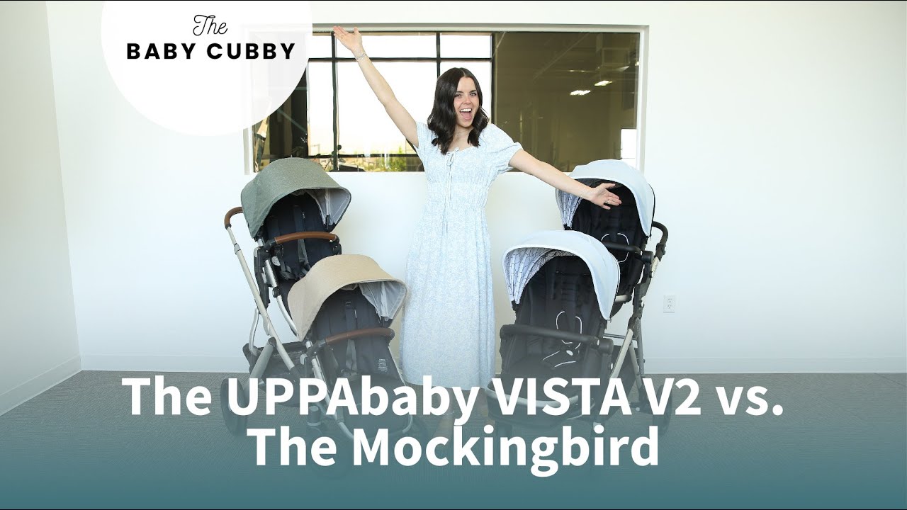 The UPPAbaby VISTA V2 vs. The Mockingbird Single-to-Double Stroller | SIDE-BY-SIDE Comparison!