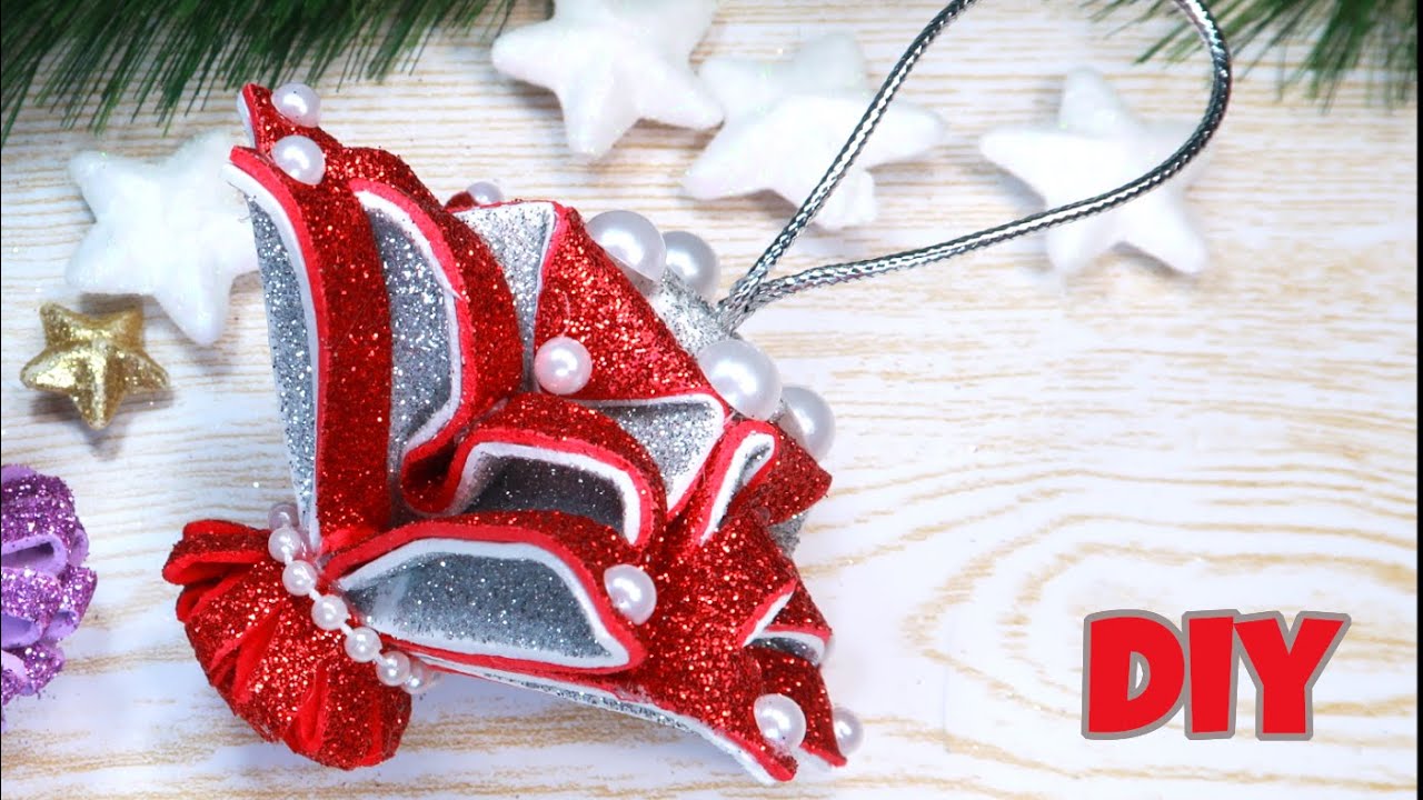 Diy ideas de adornos de Navidad de foami o goma eva muy fáciles, adornos navideños, Diy manualidades