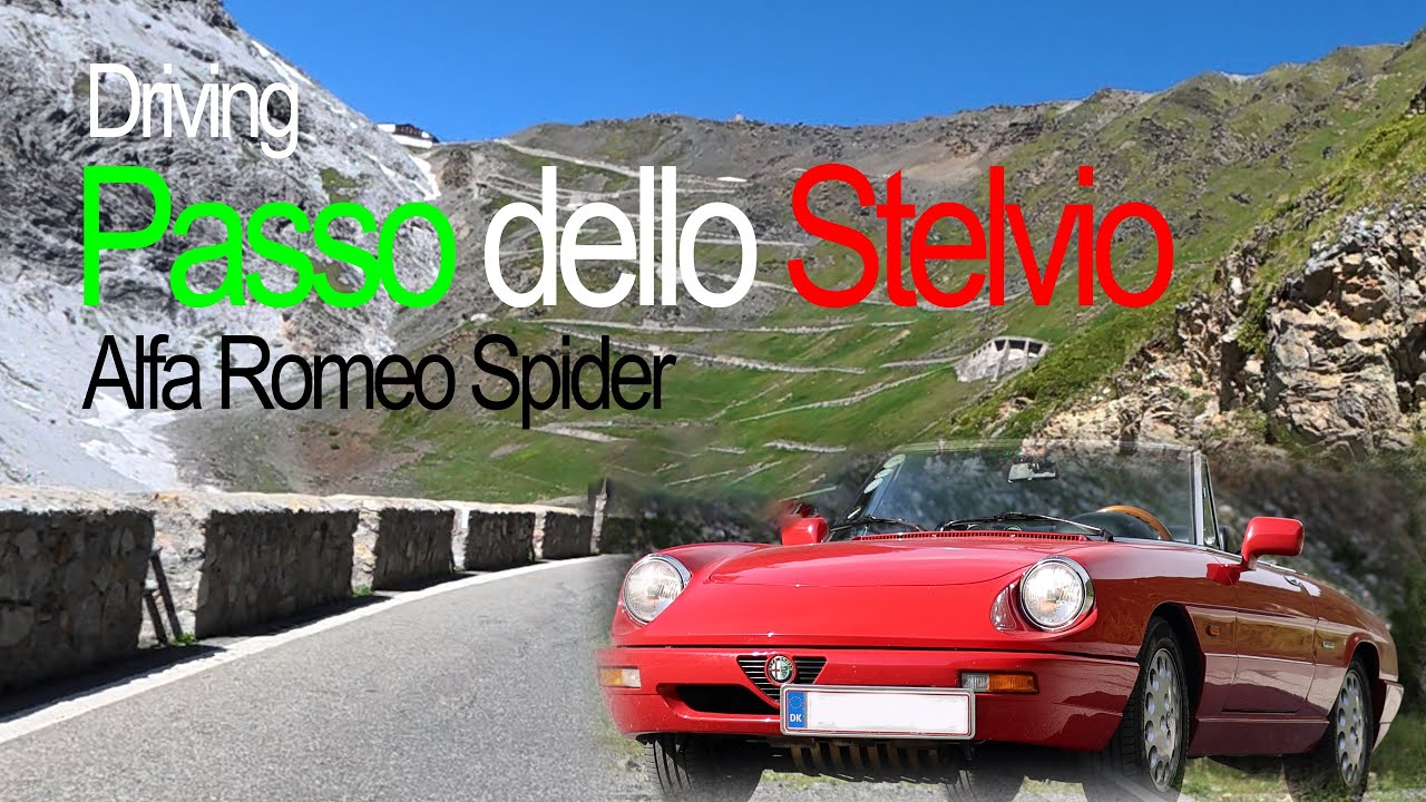 Driving Passo dello Stelvio - Alfa Romeo Spider