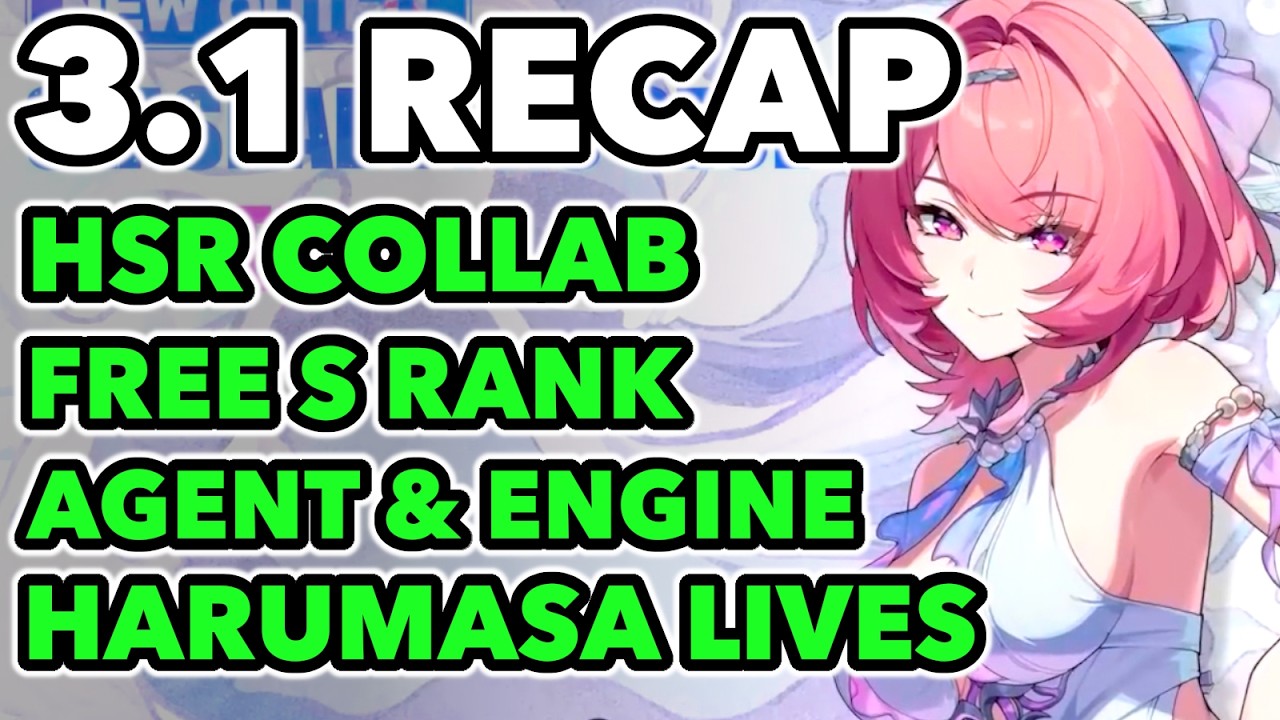 FREE S RANK AGENT & WENGINE! HSR COLLAB! SUNBRINGER SOON? ANNIVERSARY REWARDS!-ZZZ 3.1 stream recap