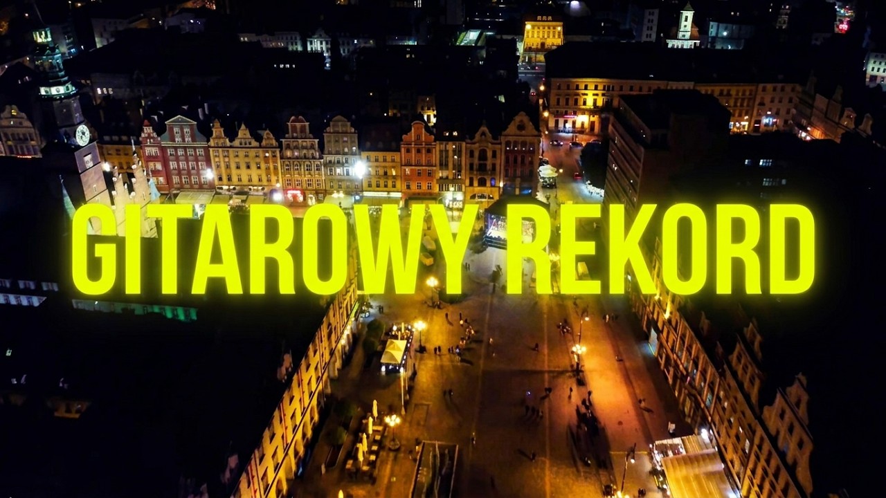 Wrocław -  1 dzień do Gitarowego Rekordu Świata 2025 (30.04.2025)
