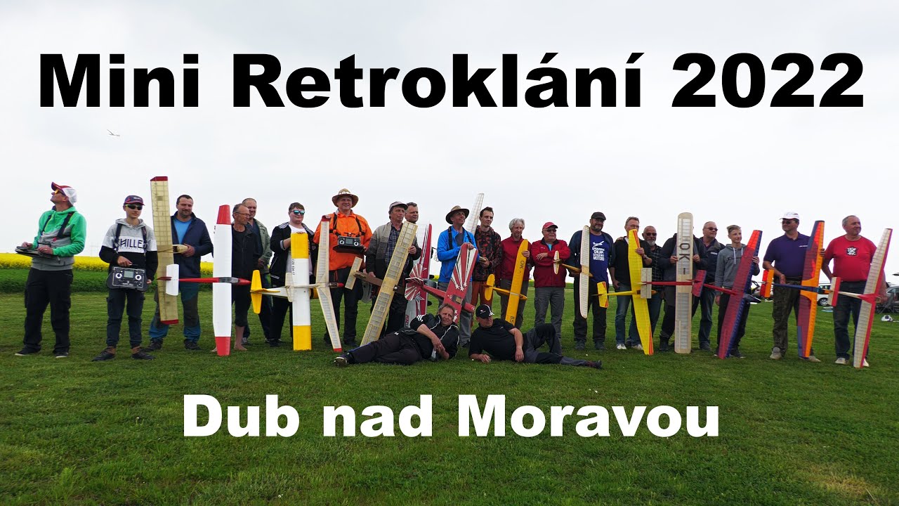 MINI Retrokl&aacute;n&iacute; Dub 2022 | aerovleky mini RC větroňů | 4K