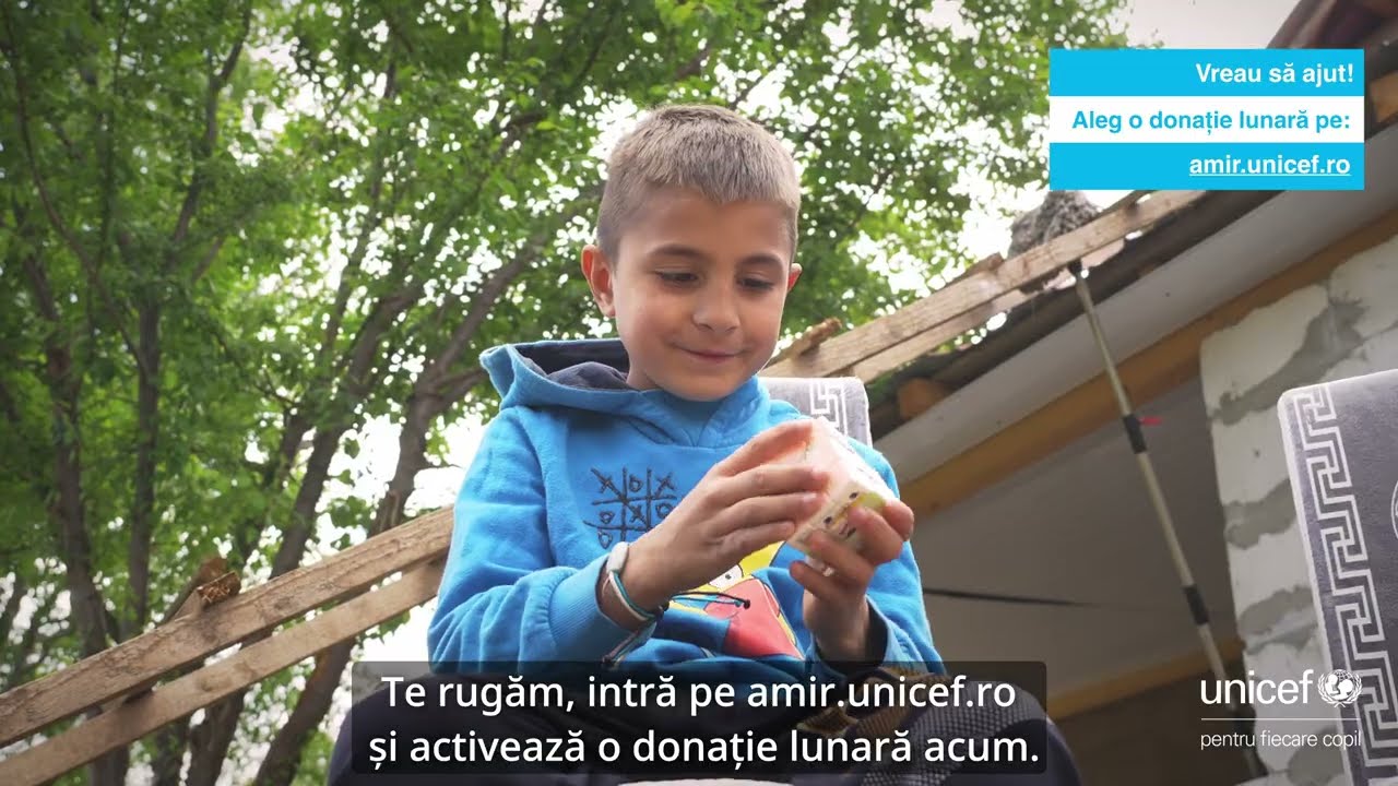 Ajută-i pe Amir și pe alți copii vulnerabili