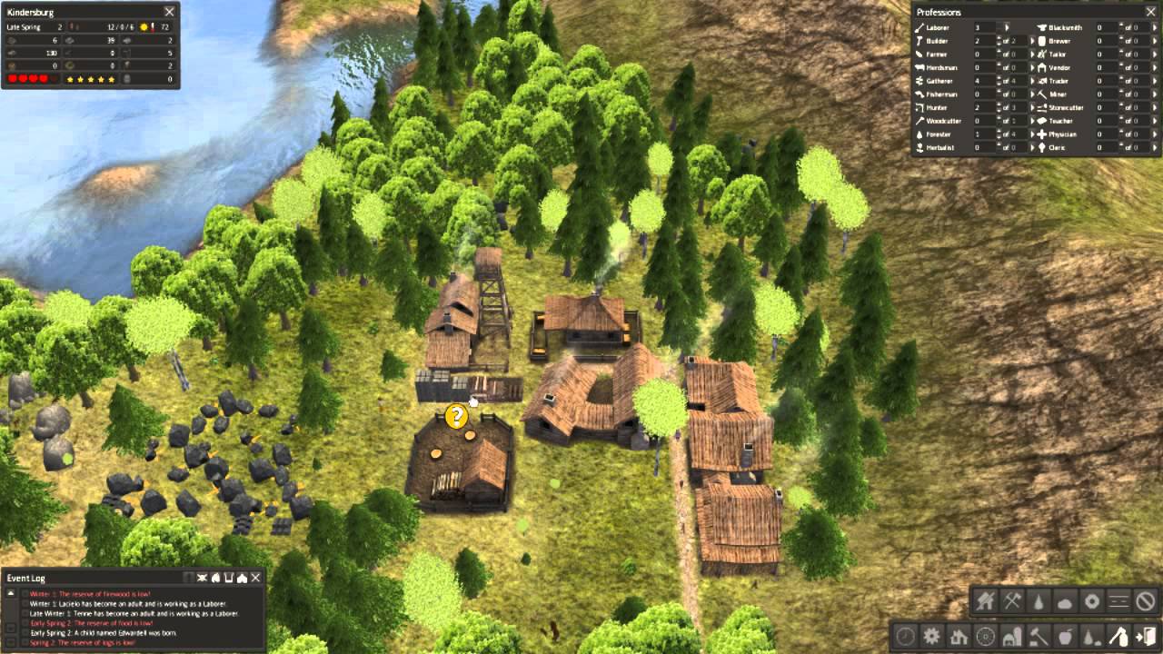 Banished Hard Mode | Part 1 - KindersBurg