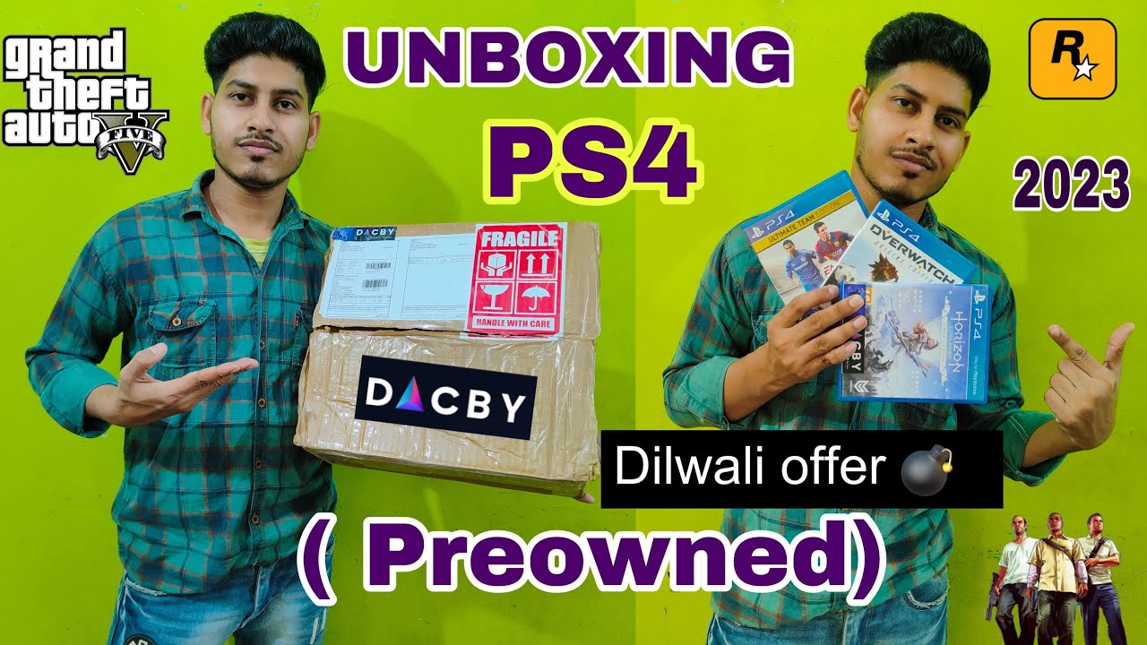 Sony Playstation 4 | Unboxing Pre Owned  | Full Review | Price ₹₹₹ |   #Sonyps4 #Preowned #Dacby