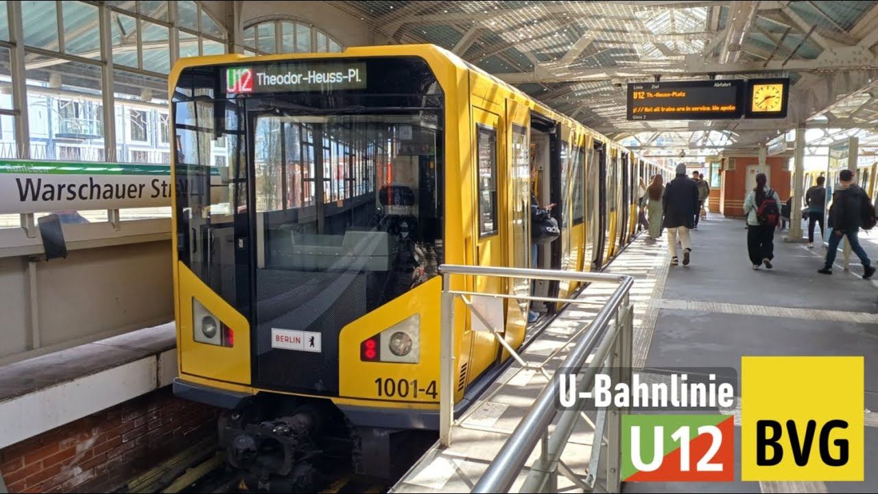 BVG | Mitfahrt U12: Ruhleben - Warschauer Str. | Bombardier HK06
