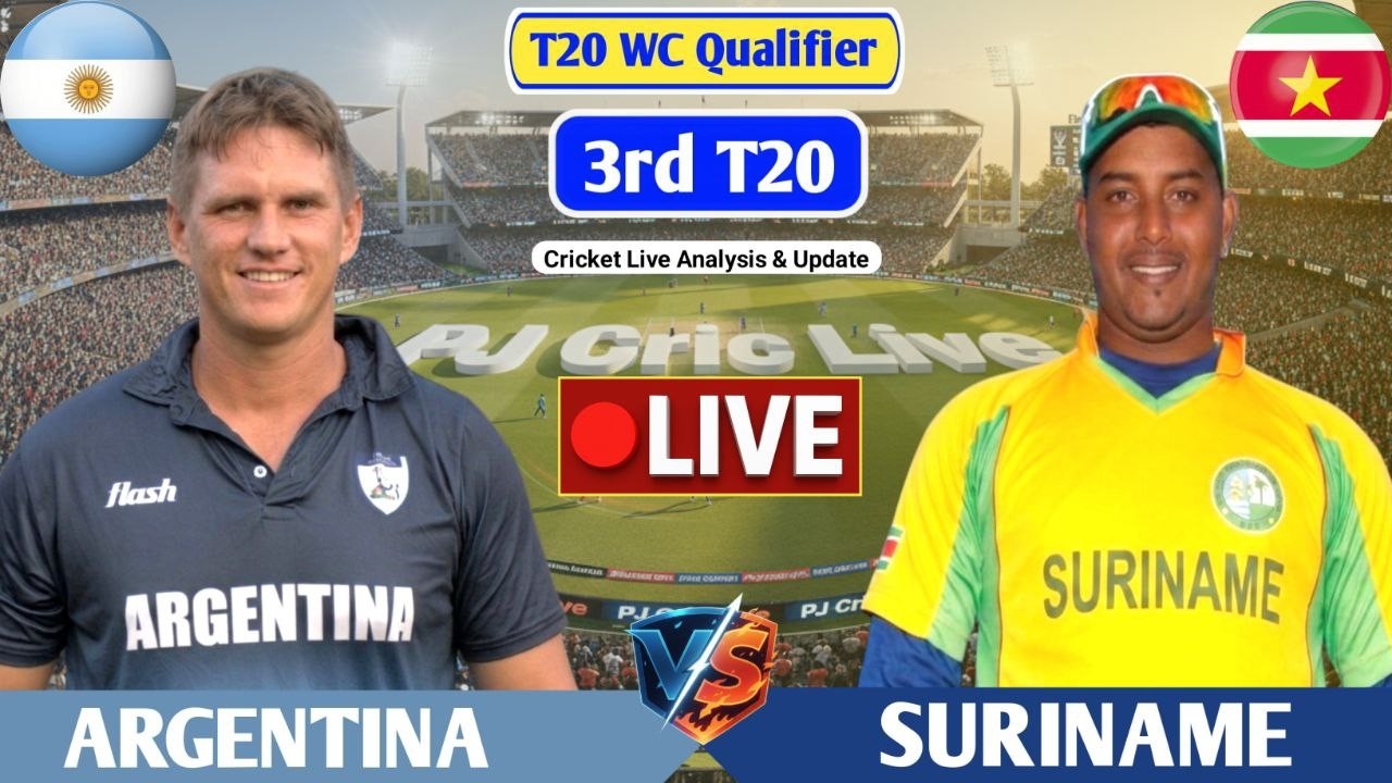 Argentina Vs Suriname 3rd T20 Match Live | Live Score Analysis & Discussion | ARG vs SUR