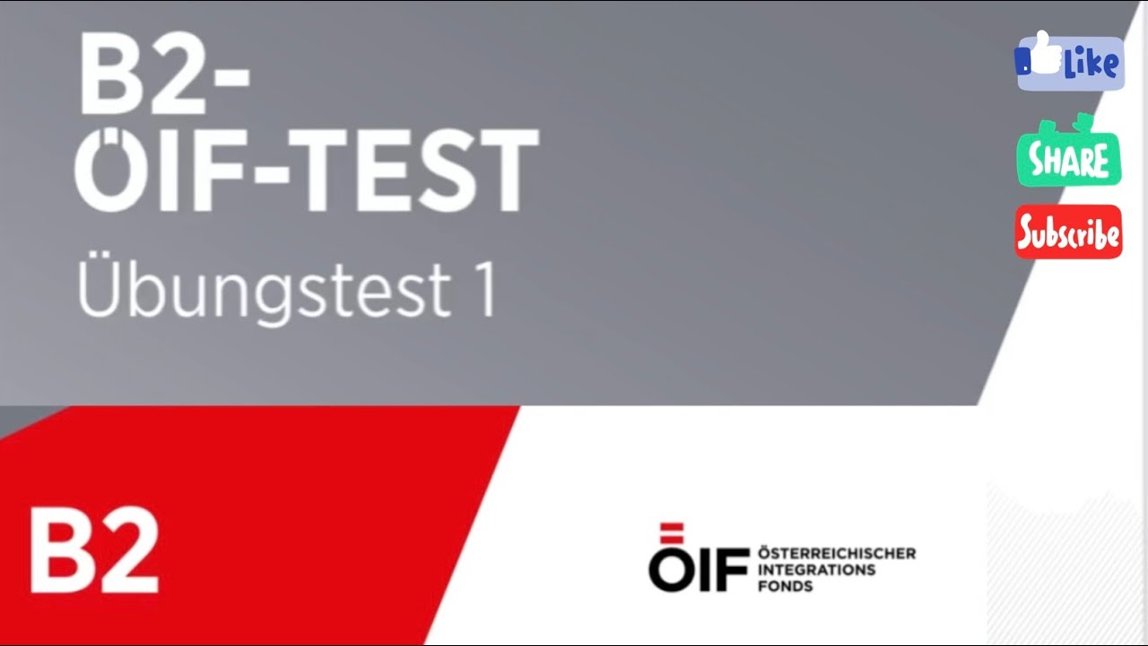 B2 ÖIF-Übungstest 1