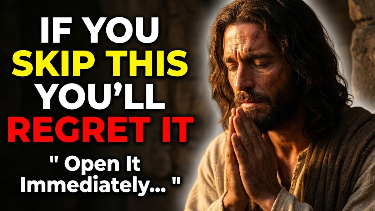 ✝️God Says: Don’t Ignore This Holy Nudge In Your Spirit | God's Message Today | Jesus Speaking