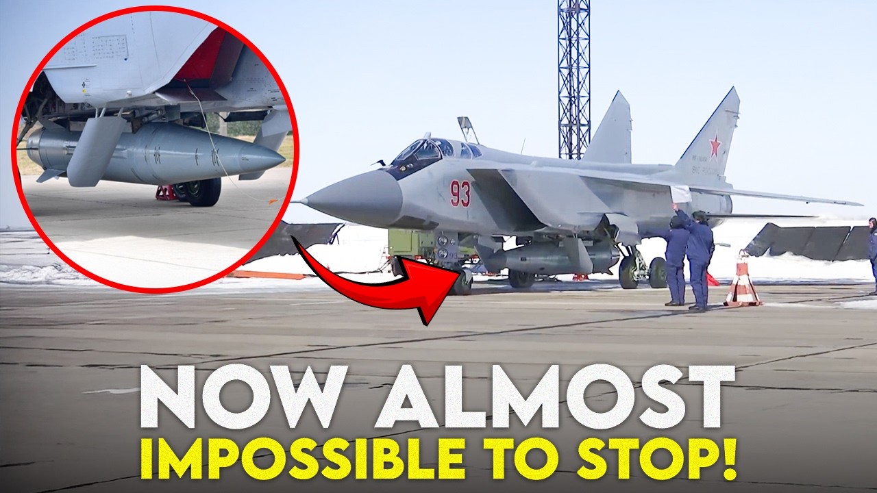 Неудержим! Российский МиГ-31И теперь запускает гиперзвуковую ракету со скоростью 12 Махов!