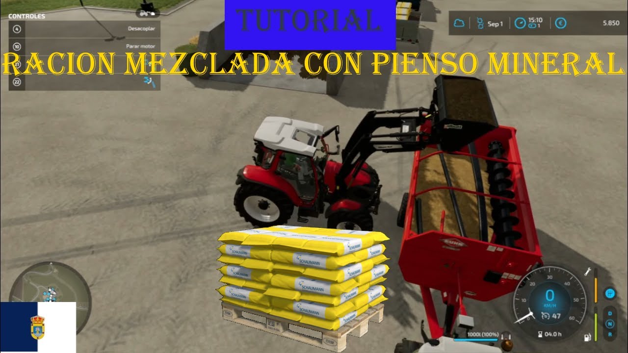 Tutorial Ración Mezclada Pienso Mineral