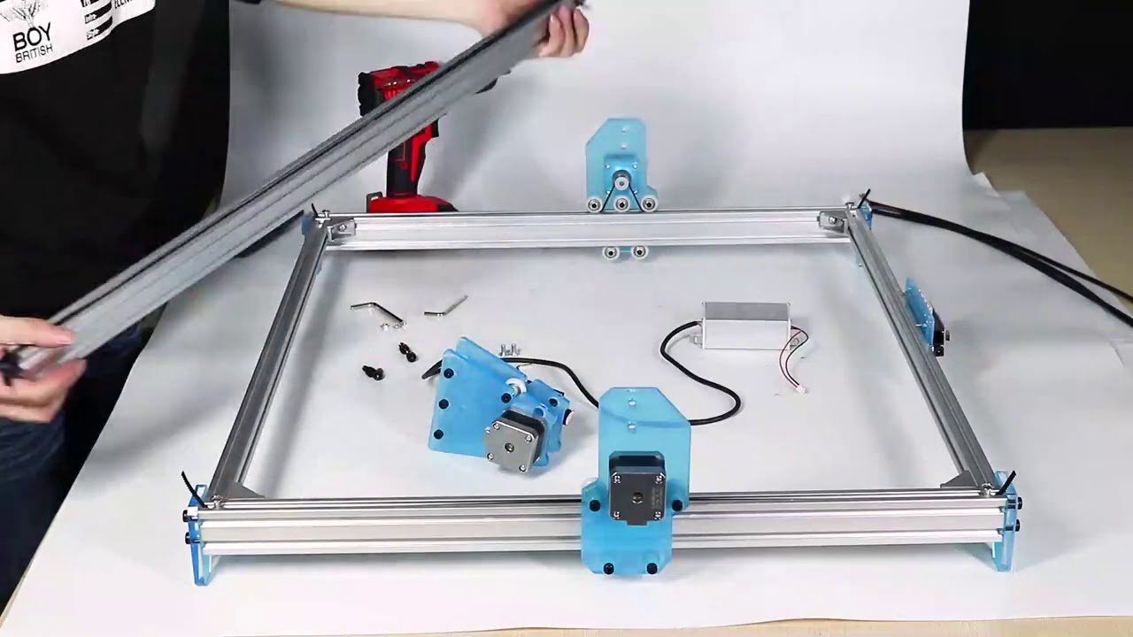 3000MW Blue CNC Laser Engraving Machine