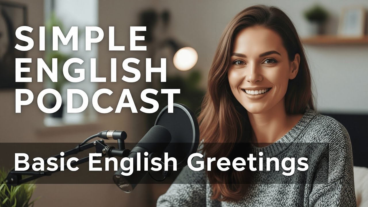 Basic English Greetings for Beginners | Learn English Slowly & Clearly