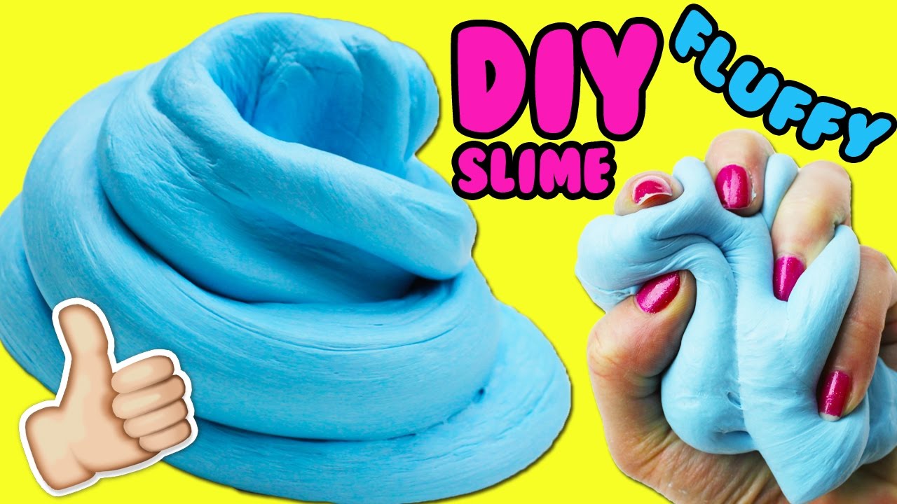 DIY Fluffy Slime Recipe Without Borax or Liquid Starch