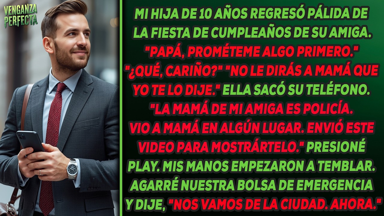 El papá de la amiga de mi hija es detective — Me envió un video de lo que vio haciendo a mi esposa