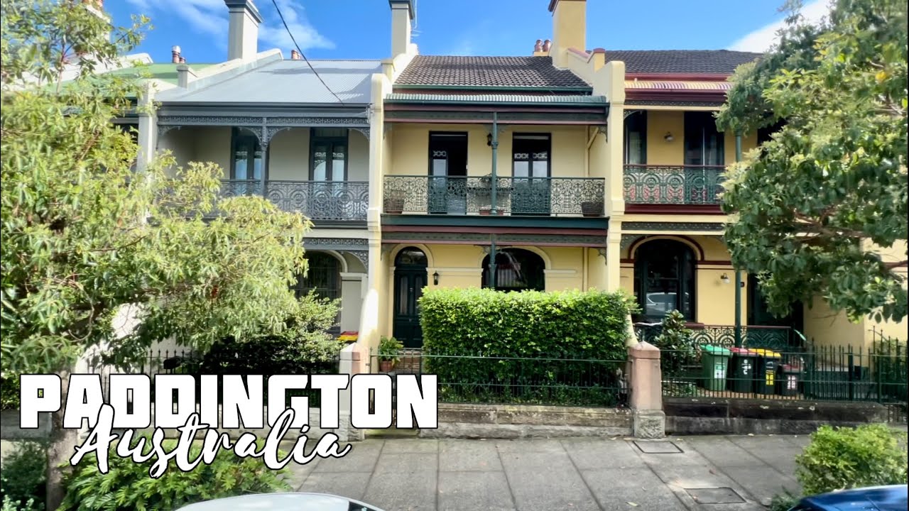 Paddington - Eastern Suburb of Sydney - Australia- Road Trip