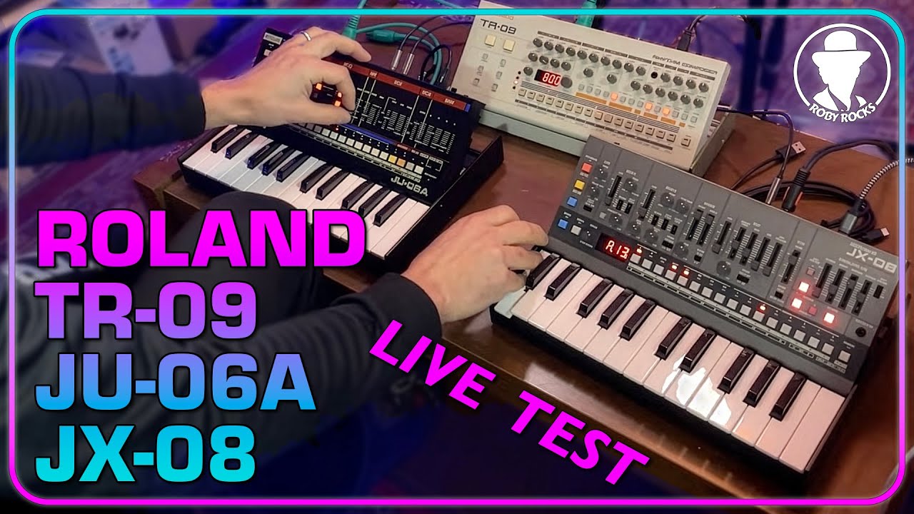 Live Test Roland Synth & Drum Machine Boutique