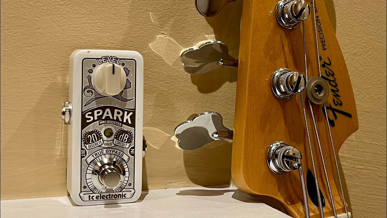 TC Electronics Spark Mini Boost: BASS demo