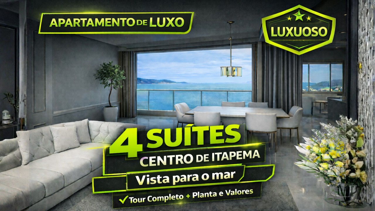 O Apartamento de 238m² com 4 Suítes que Está Chamando Atenção em Itapema