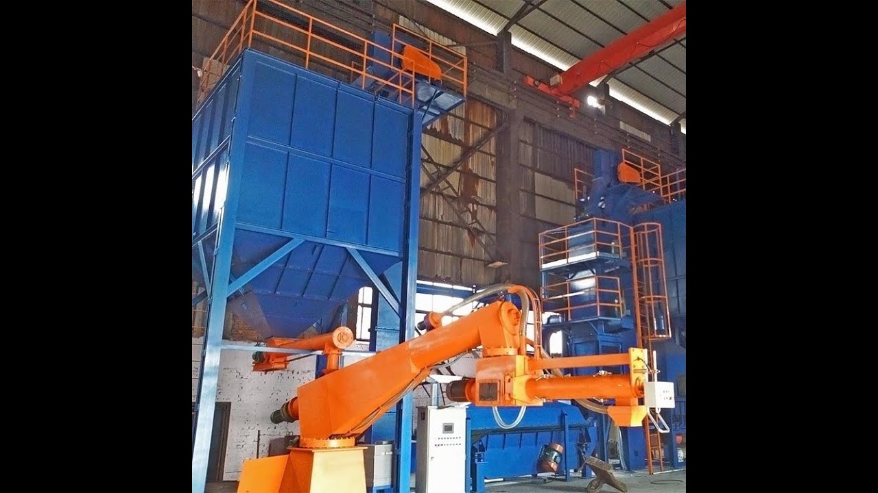 Resin bonded sand used sand regeneration equipment