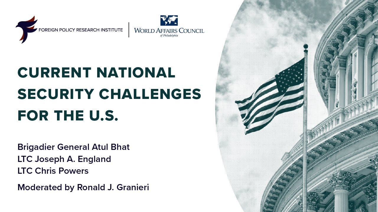 Current National Security Challenges for the U.S.