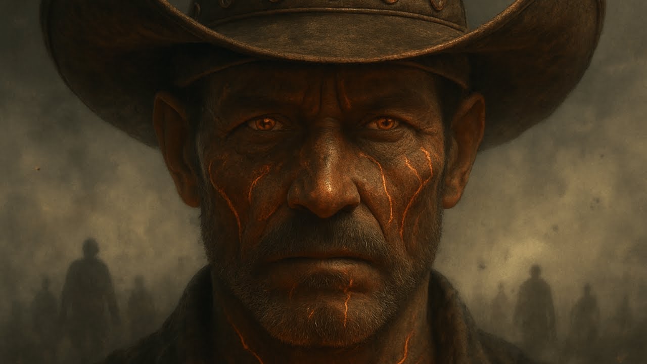 Fire in the Blood (Dark Country Music) Lyric Visualizer
