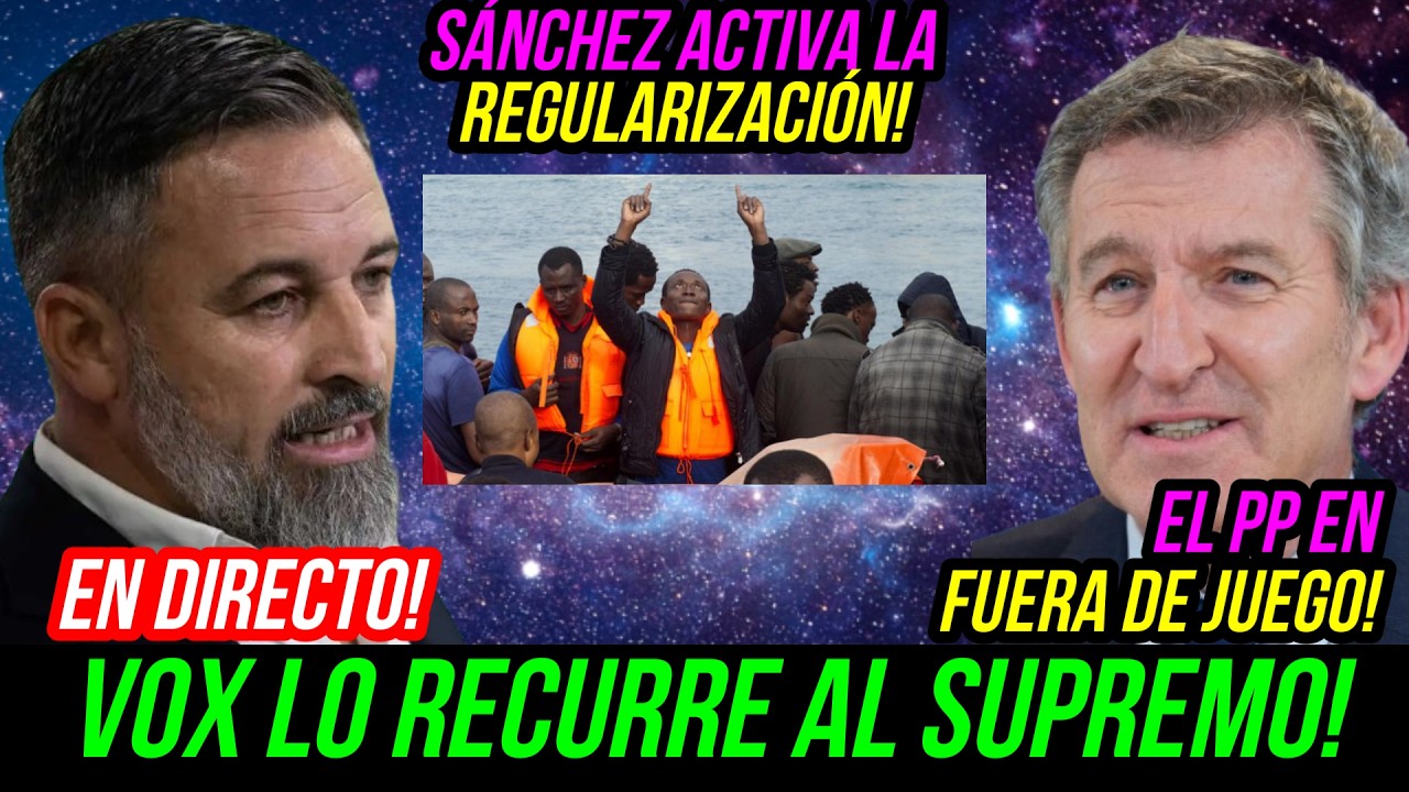 OFENSIVA DE VOX CONTRA LA REGULARIZACI&Oacute;N DE INMIGRANTES DE S&Aacute;NCHEZ... Y EL PP NO SABE QU&Eacute; HACER!