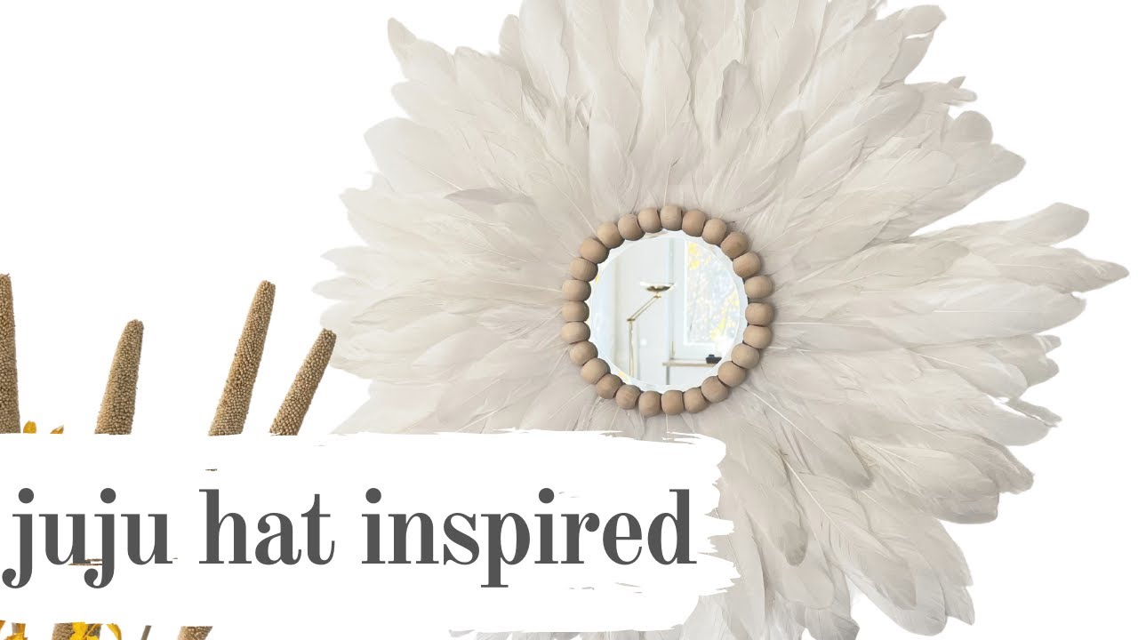 DIY Room Decor | How to Make a FEATHER MIRROR TUTORIAL