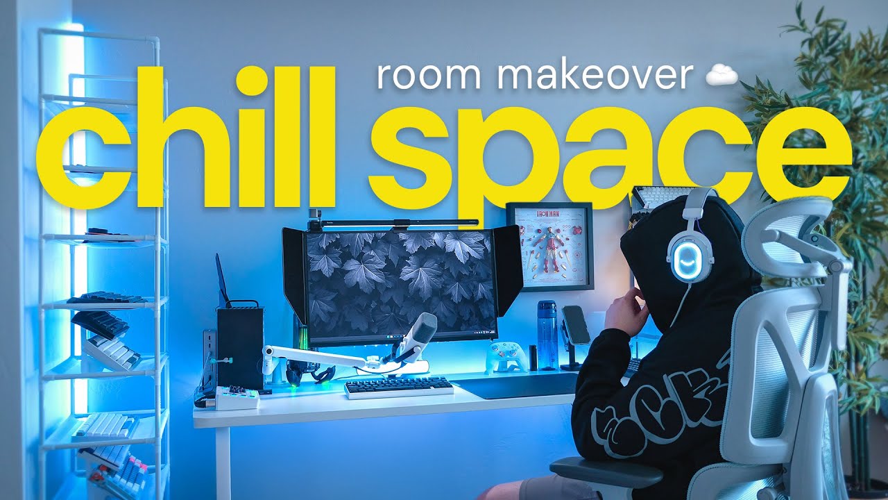 room makeover | chill vlog ☁️ playing arc raiders | unboxing KTC 27M1 monitor
