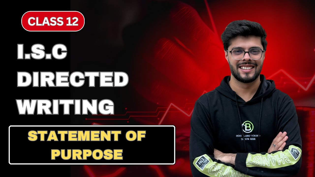 Statement of Purpose | ISC | Class 12 & 11 | Boards 2026