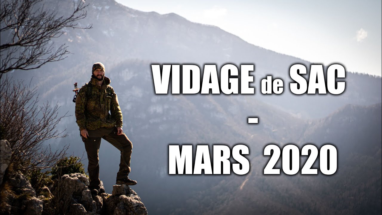Contenu de mon sac Bushcraft - Mars 2020