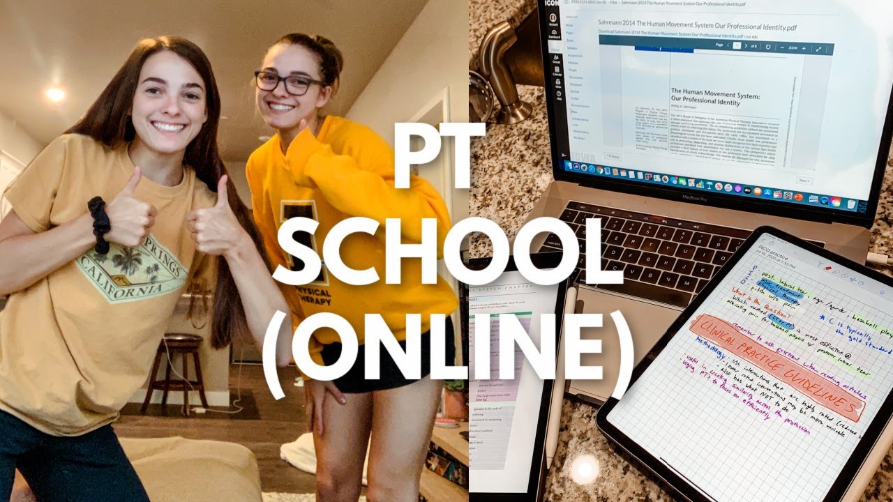 OUR FIRST WEEK OF PT SCHOOL | Grad School Week In Our Life
