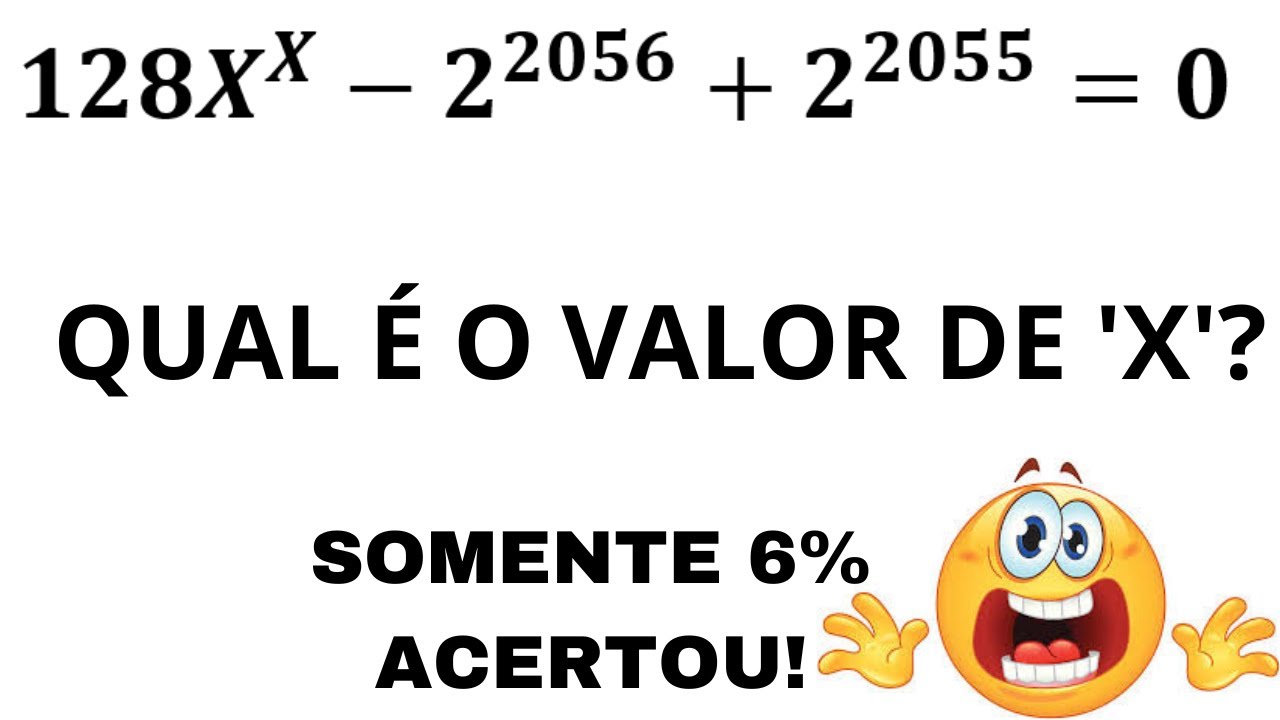 EQUAÇÃO EXPONENCIAL