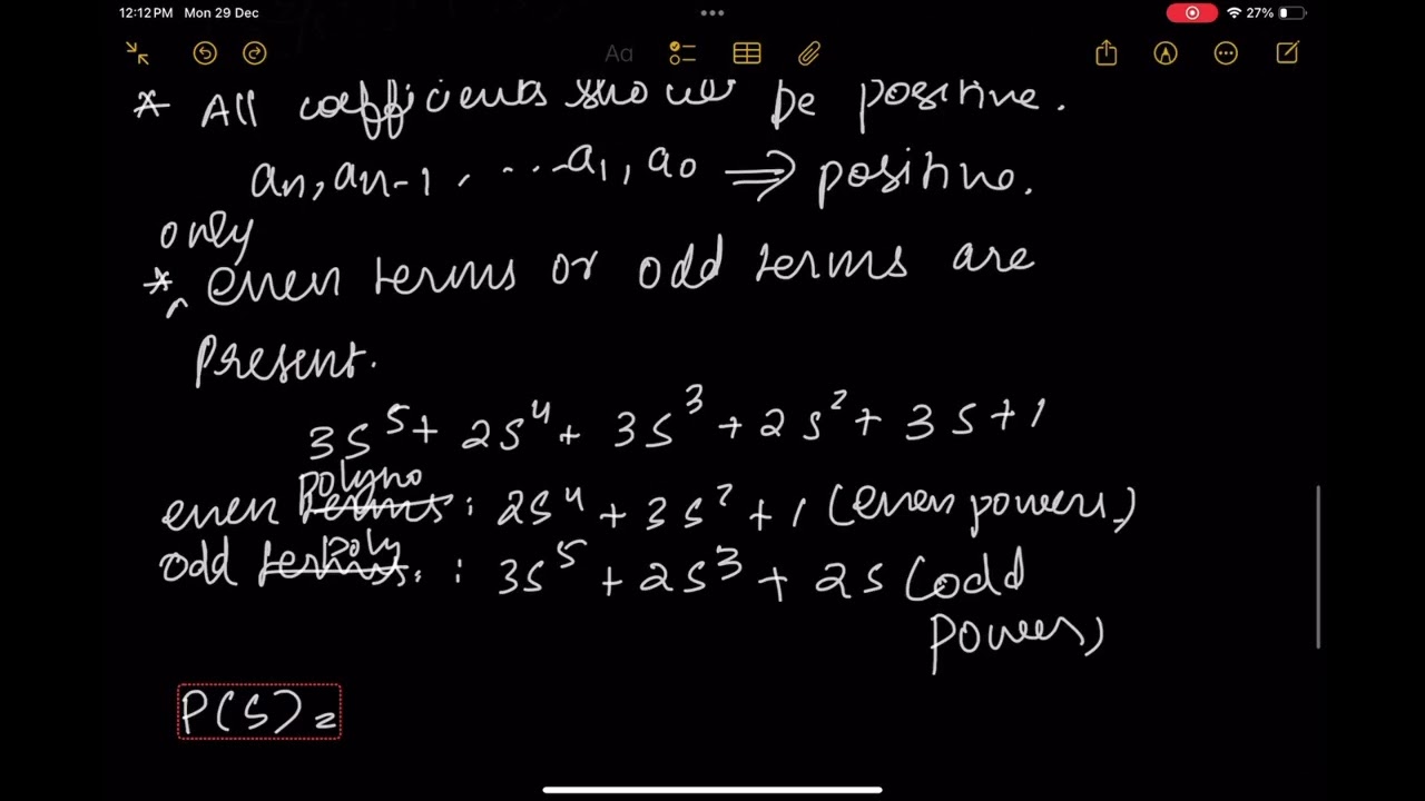 Control system stability: Hurwitz polynomial properties explained