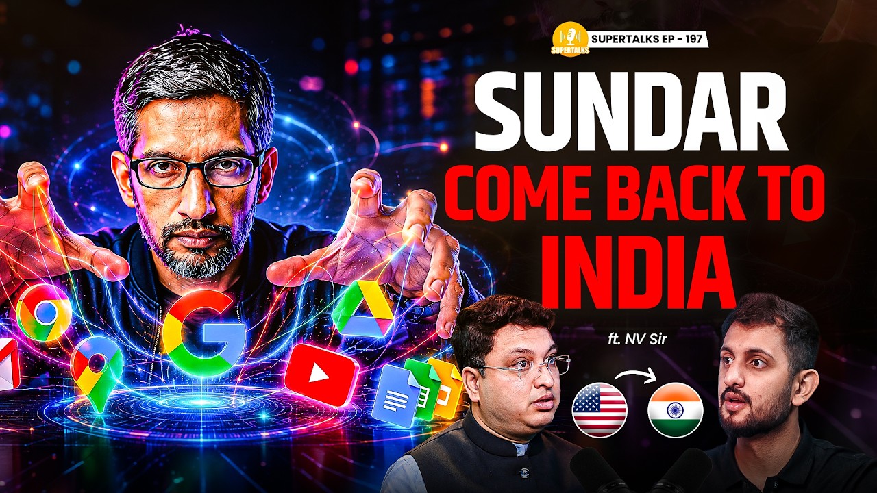 NV SIR on Paper Leak, Sundar Pichai, Kota Factory, Scams & IIT/NEET Students | Supertalks 197