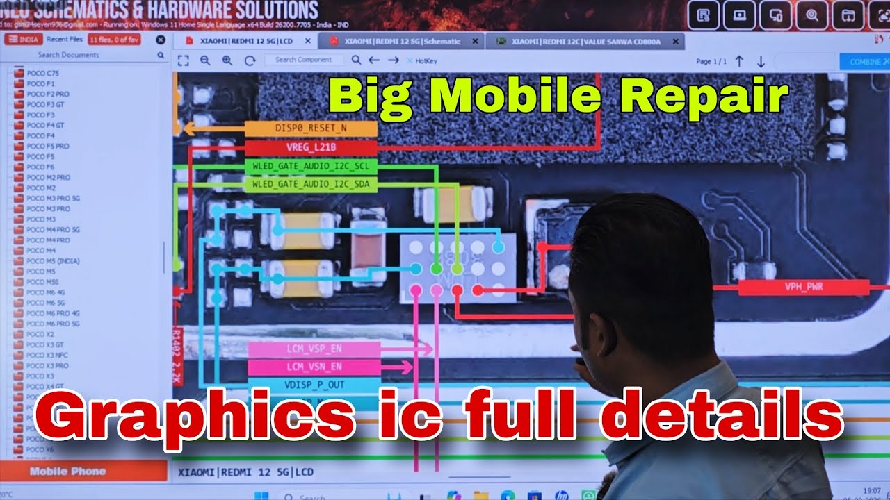 Display Graphics Problem | Mobile display graphics fault