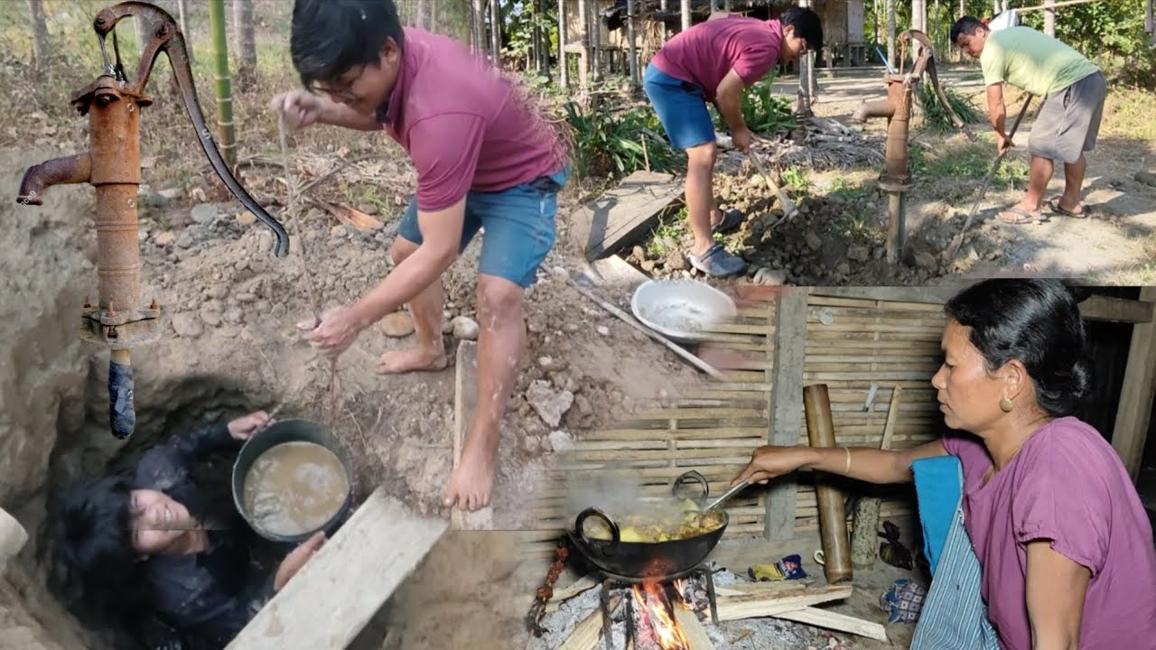 Ghar Ka Water Hand Pump Fitting Kiya Hai | Village Life North East 