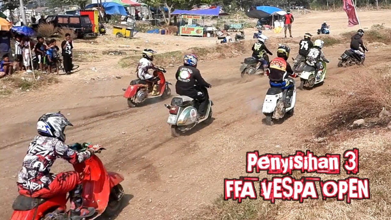 FFA VESPA OPEN Penyisihan 3 KSF 6 Scooter Fun Cross Kediri